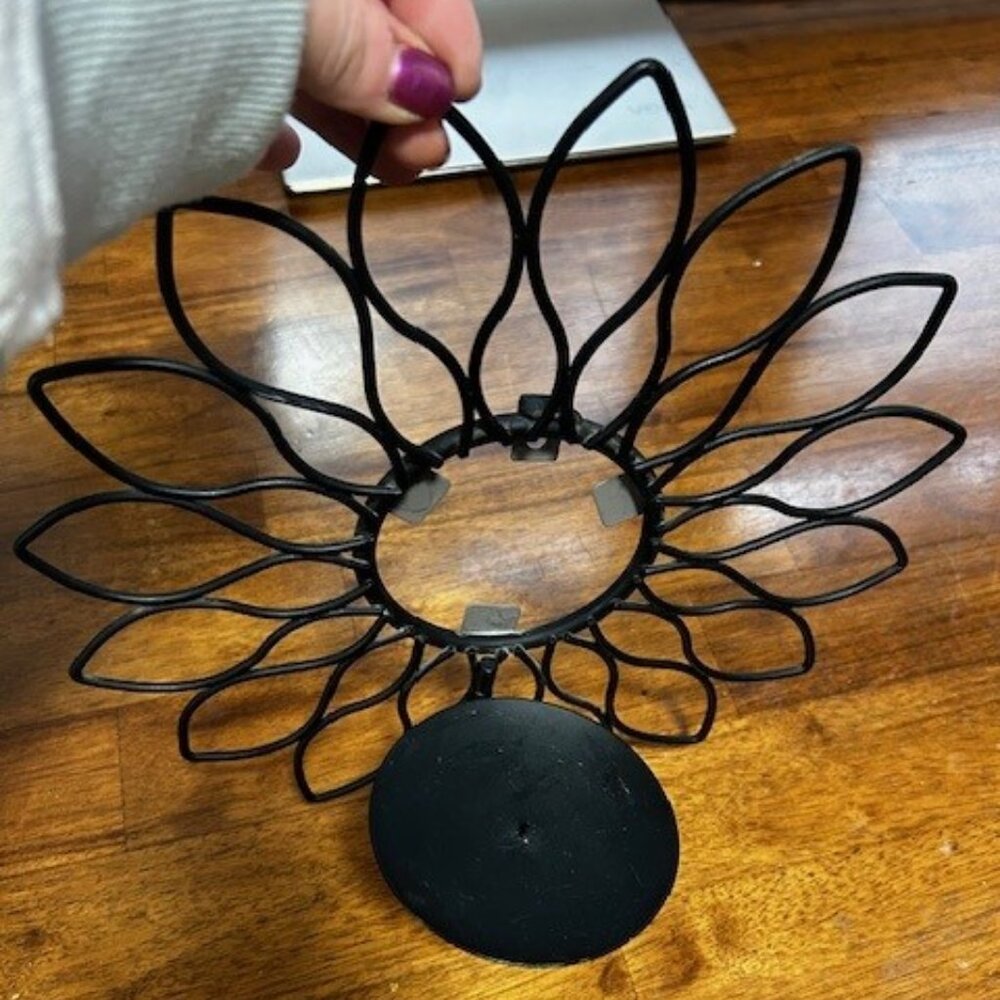 Wall Candle Holder Flower